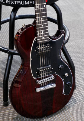 Store Special Product - Gibson - 50th Anniversary Les Paul Music City Special Electric Guitar with Softshell Case - Wine Red